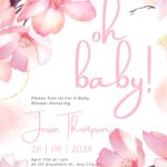 FREE-Pink Petal Party-Baby Shower-Canva-Templates (11)