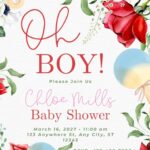 FREE-Roses and Rattles Rejoice-Baby Shower-Canva-Templates (5)