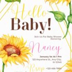 FREE-Sunflower Serenity Soiree-Baby Shower-Canva-Templates (8)