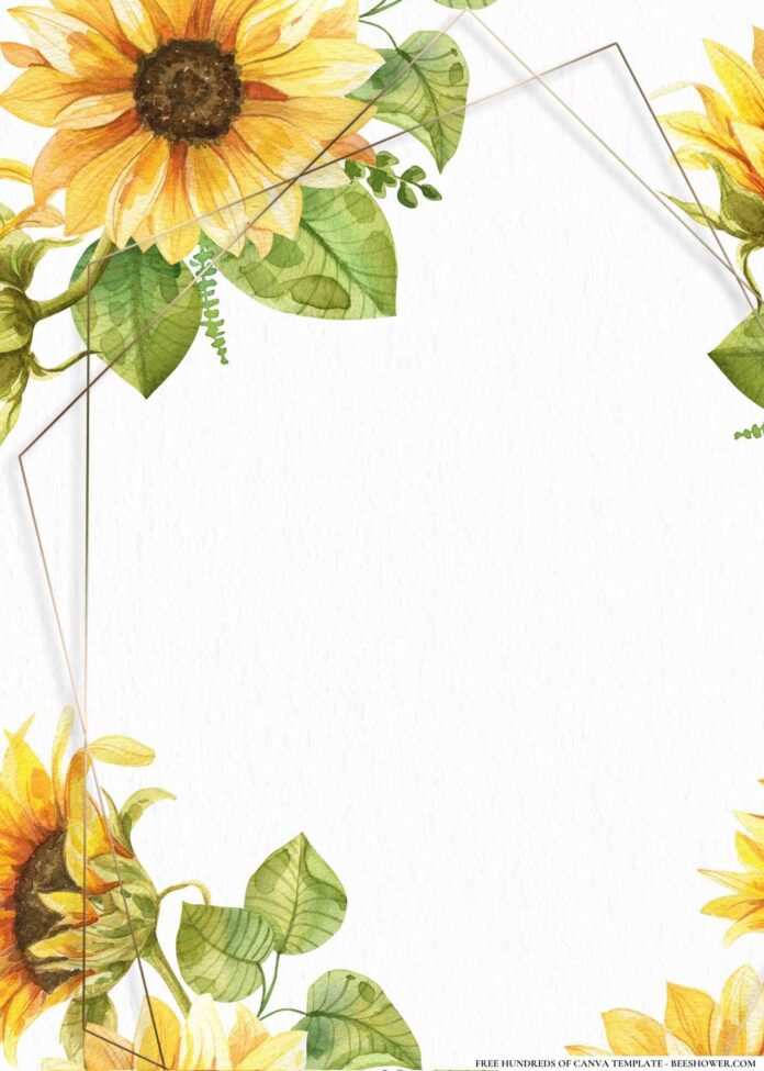 18+ Sunflower Surprise Baby Shower Invitation Templates | Beeshower