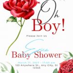 FREE-Sweet as a Rose-Baby Shower-Canva-Templates (4)
