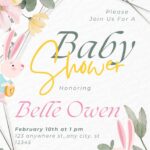 FREE-Wildflower Wonderland-Baby Shower-Canva-Templates (14)