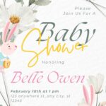 FREE-Wildflower Wonderland-Baby Shower-Canva-Templates (8)