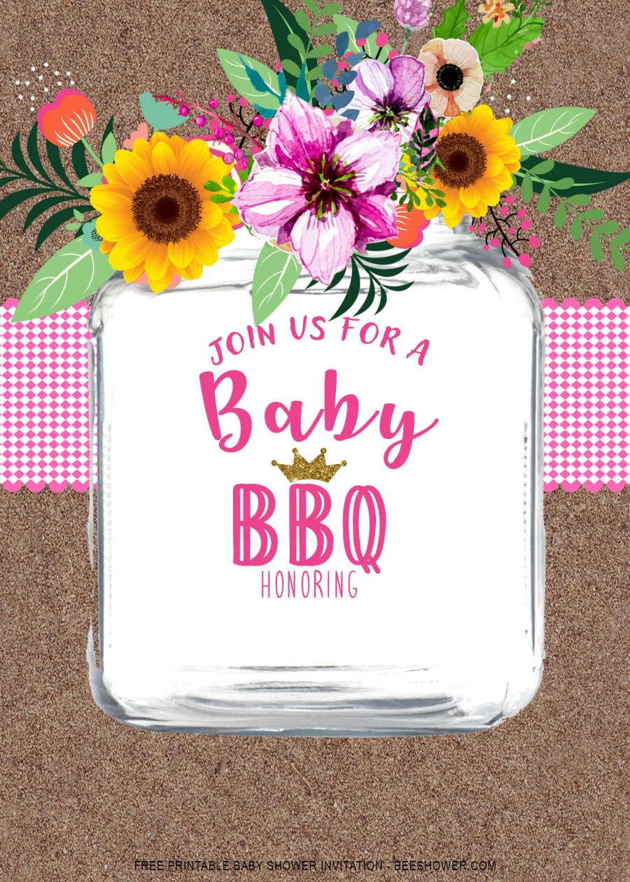 Pink Baby Shower Invitations