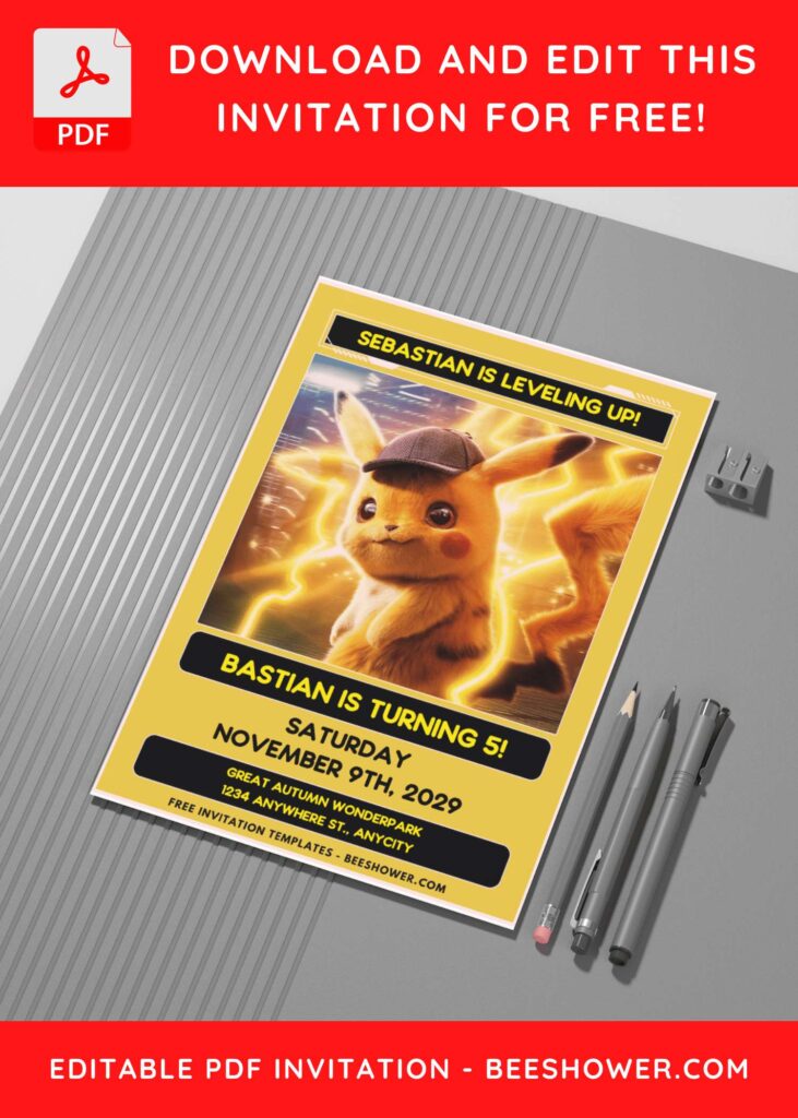 Cool Pikachu Birthday Invitations: Tips And Templates G
