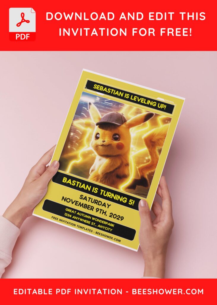Cool Pikachu Birthday Invitations: Tips And Templates H