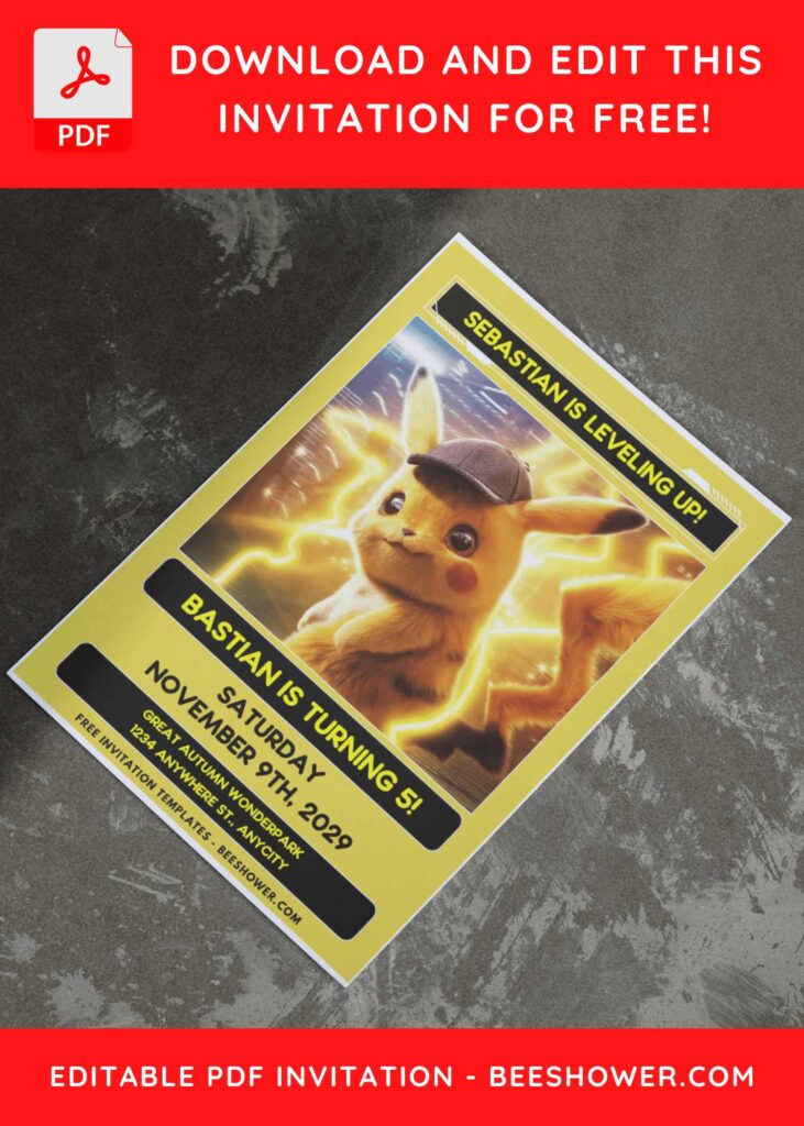 Cool Pikachu Birthday Invitations: Tips And Templates I