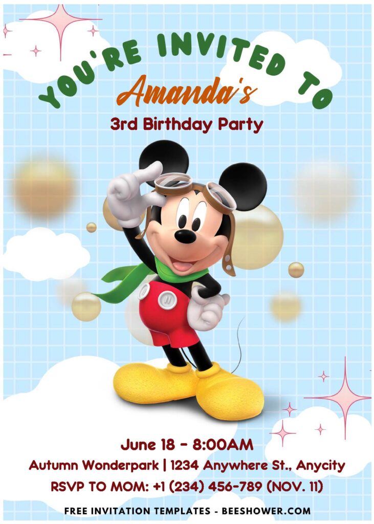 Easy And Quick Steps To Craft Mickey Mouse Invitation: Tips & Templates D