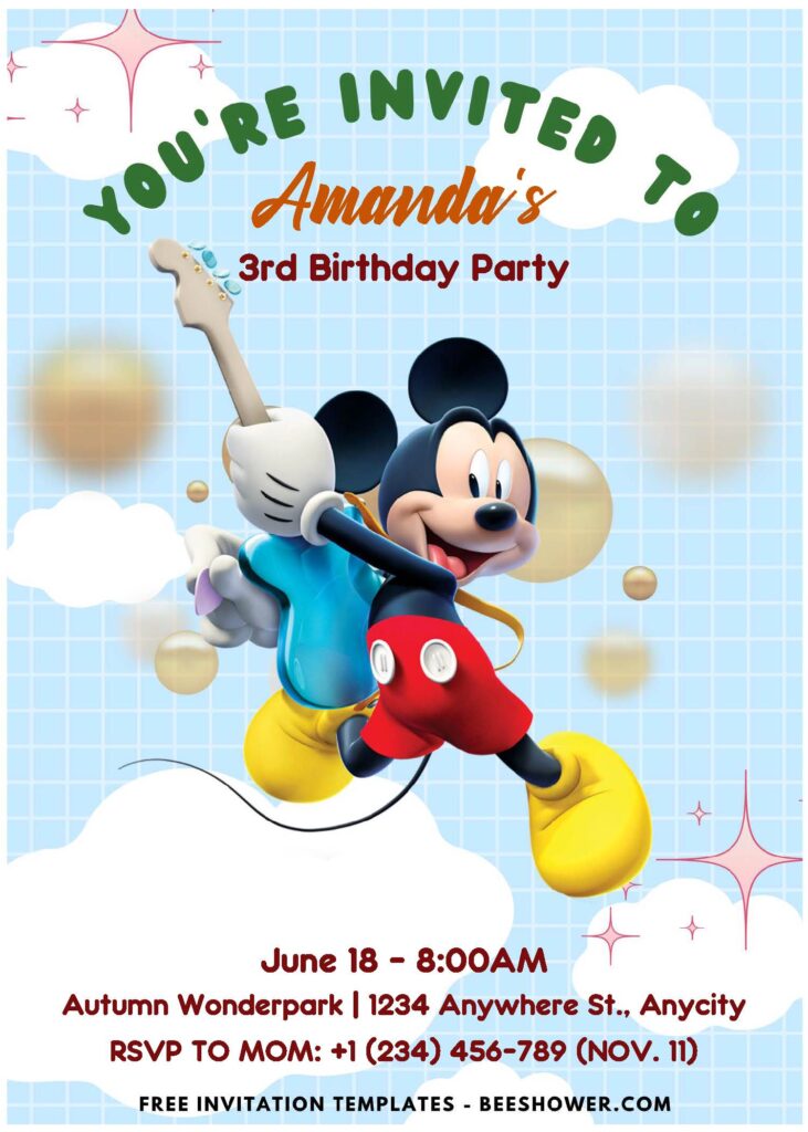 Easy And Quick Steps To Craft Mickey Mouse Invitation: Tips & Templates E