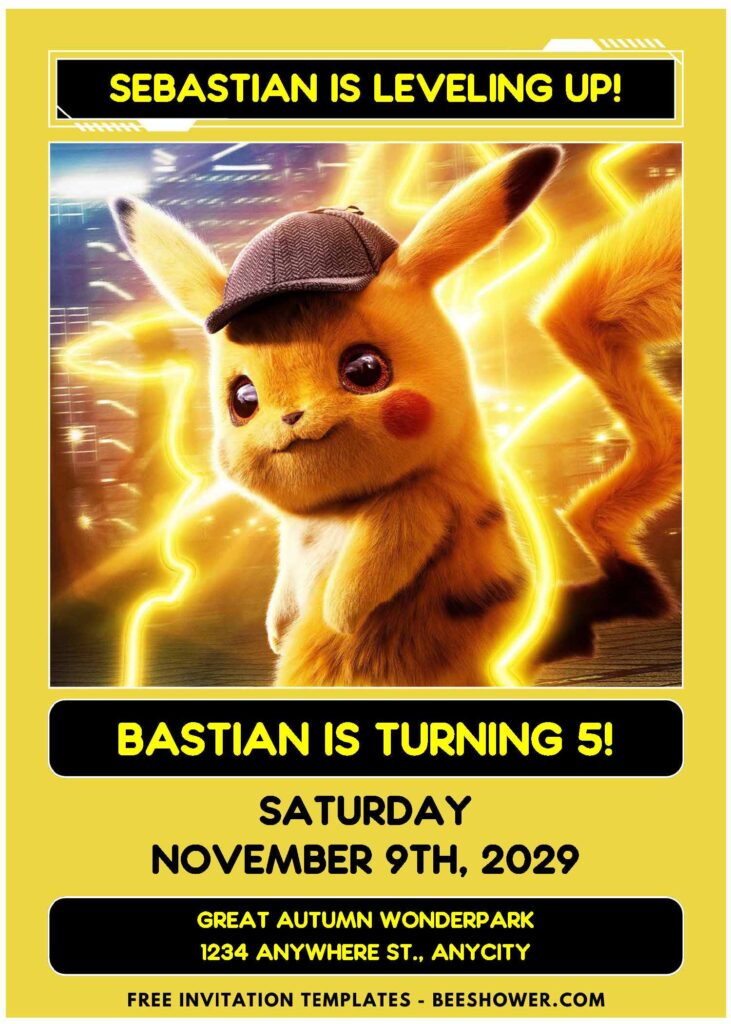 Cool Pikachu Birthday Invitations: Tips And Templates D
