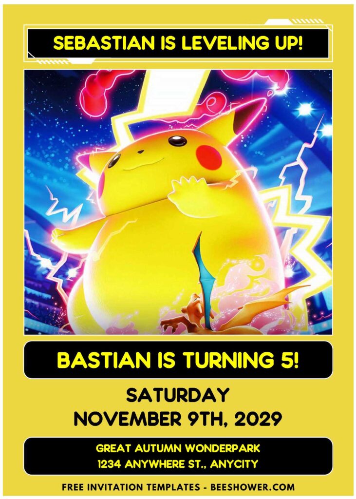 Cool Pikachu Birthday Invitations: Tips And Templates F