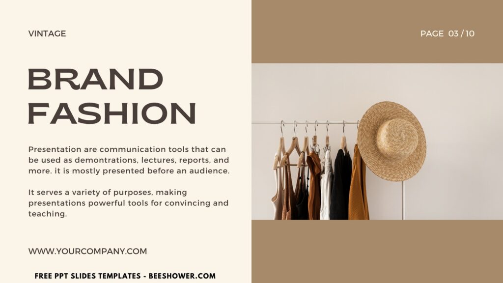 3 19 - Downloadable (Free Canva Template) Top Modern Fashion PPT Slides Templates - Template No. 30