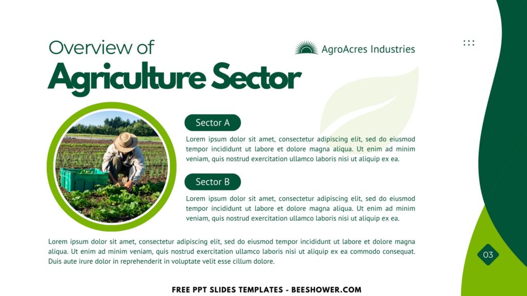 3 35 - Downloadable (Free Canva Template) Agriculture Business Report PPT Slides Templates - Template No. 26