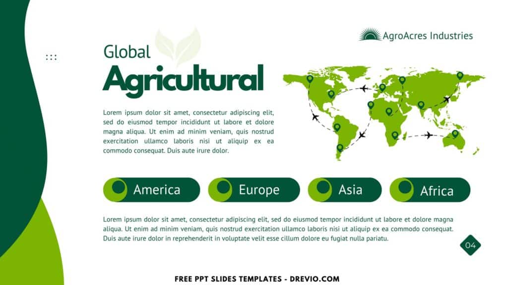 4 35 - Downloadable (Free Canva Template) Agriculture Business Report PPT Slides Templates - Template No. 28