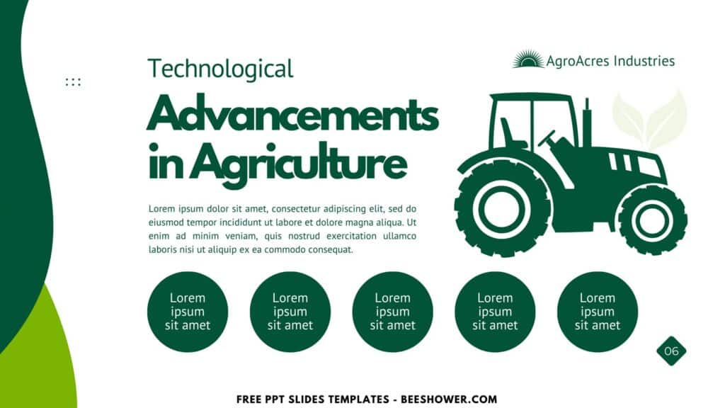 6 35 - Downloadable (Free Canva Template) Agriculture Business Report PPT Slides Templates - Template No. 32