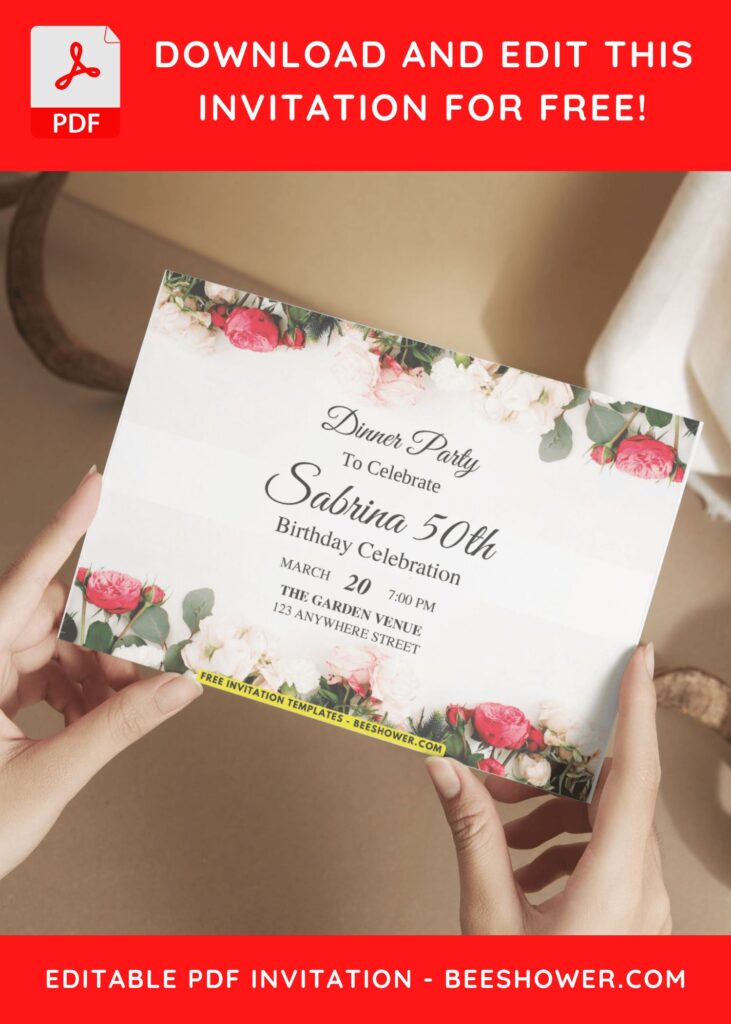 Bohemian Garden Baby Shower Invitation with elegant hand writing font styles