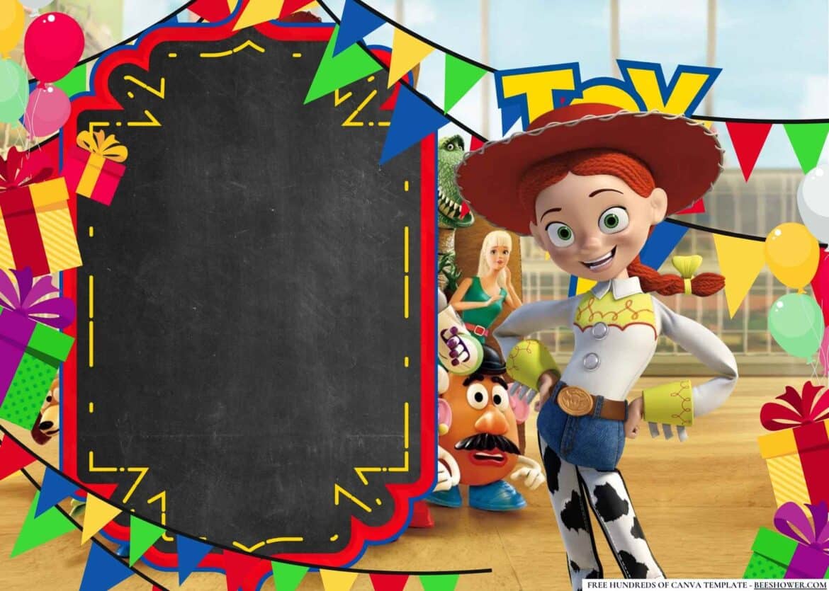 FREE Editable Toy Story 2 Birthday Invitation | Beeshower