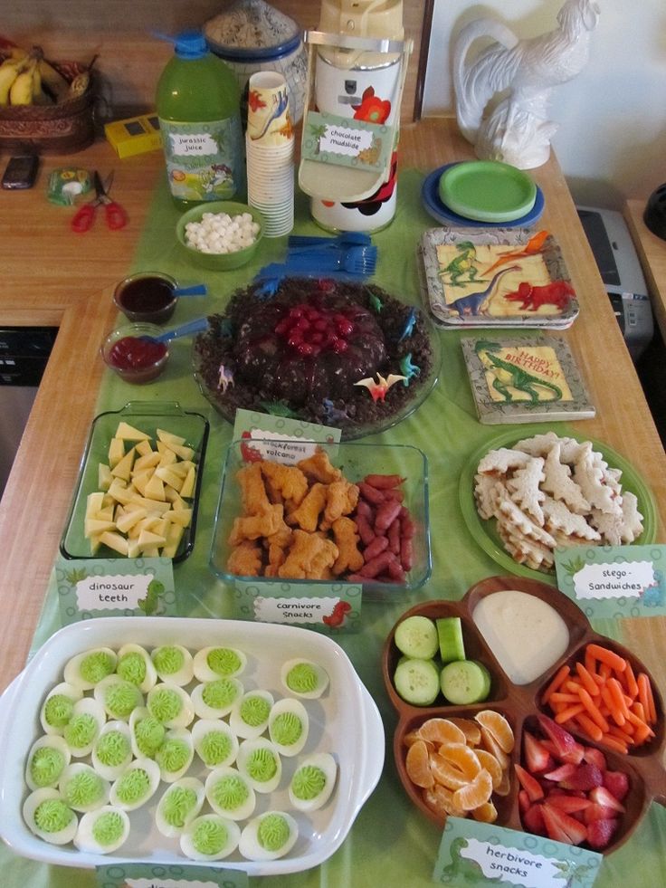 Jurassic World Birthday Party Food