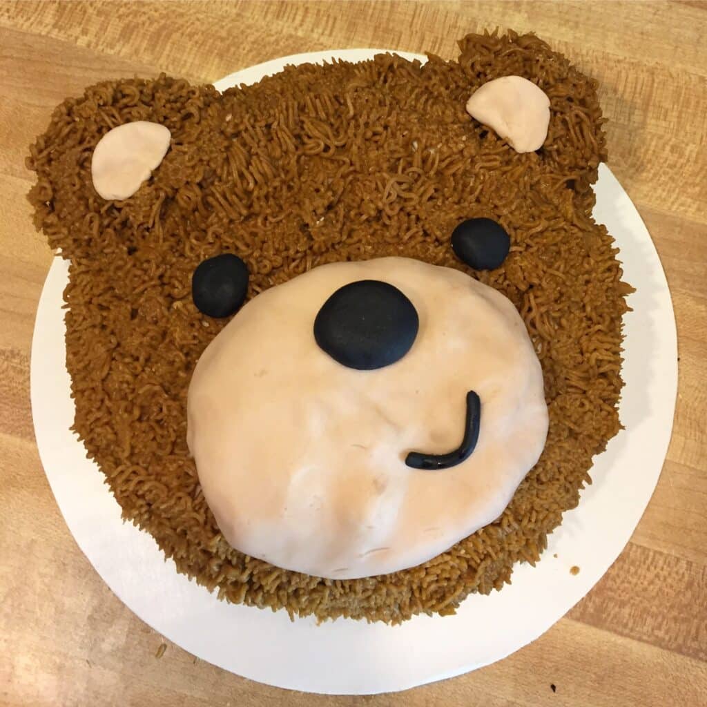 Adorable And Delicious Teddy Bear Birthday Cake