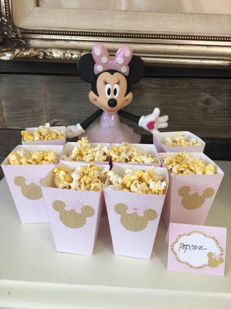 Cute Minnie Mouse Popcorn box