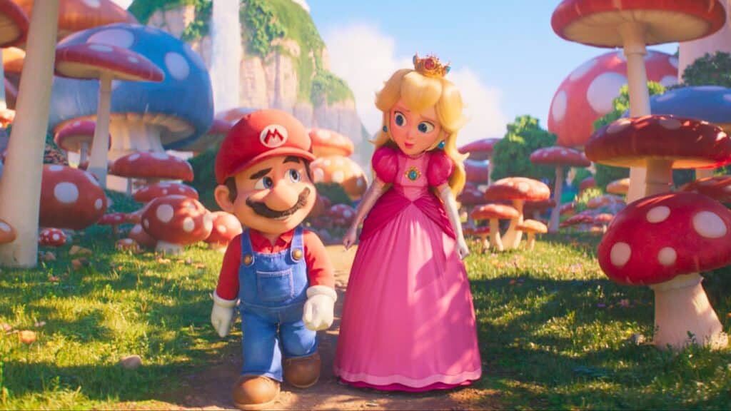 Mario and Princess Peach