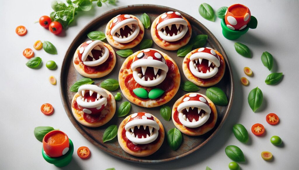 delicious Piranha Plant pizza