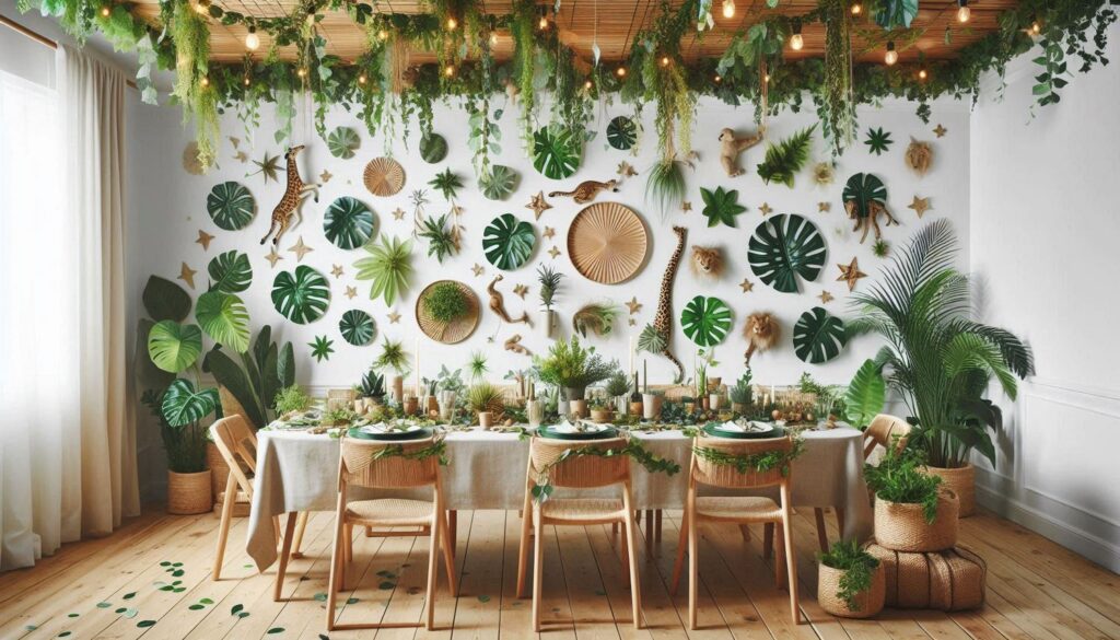 Wild One Jungle Table Decor