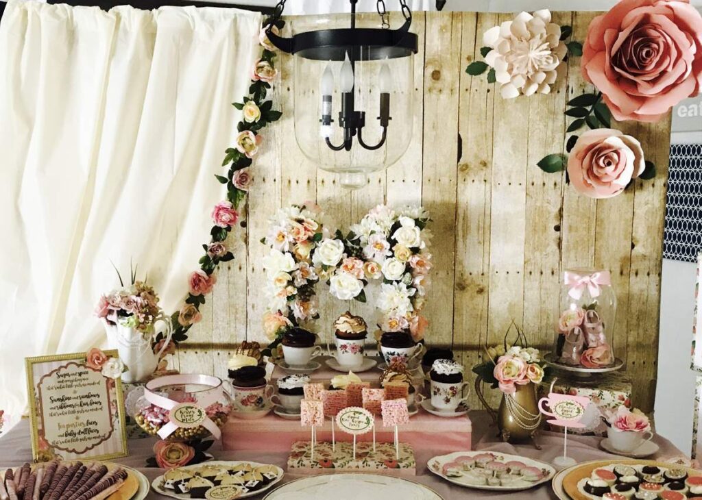 Autumn Boho Garden Tea Party