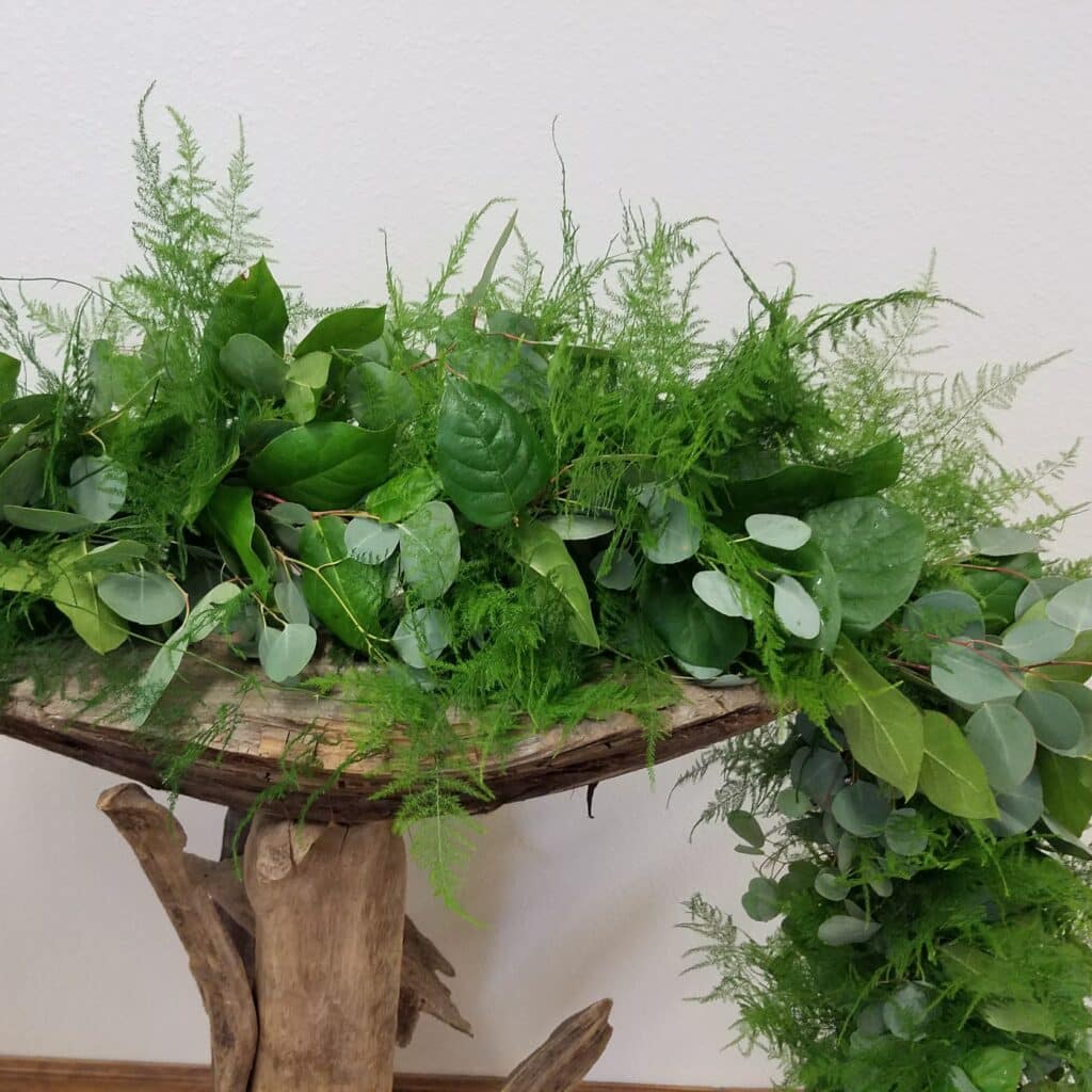 Green Fern Greenery Garland