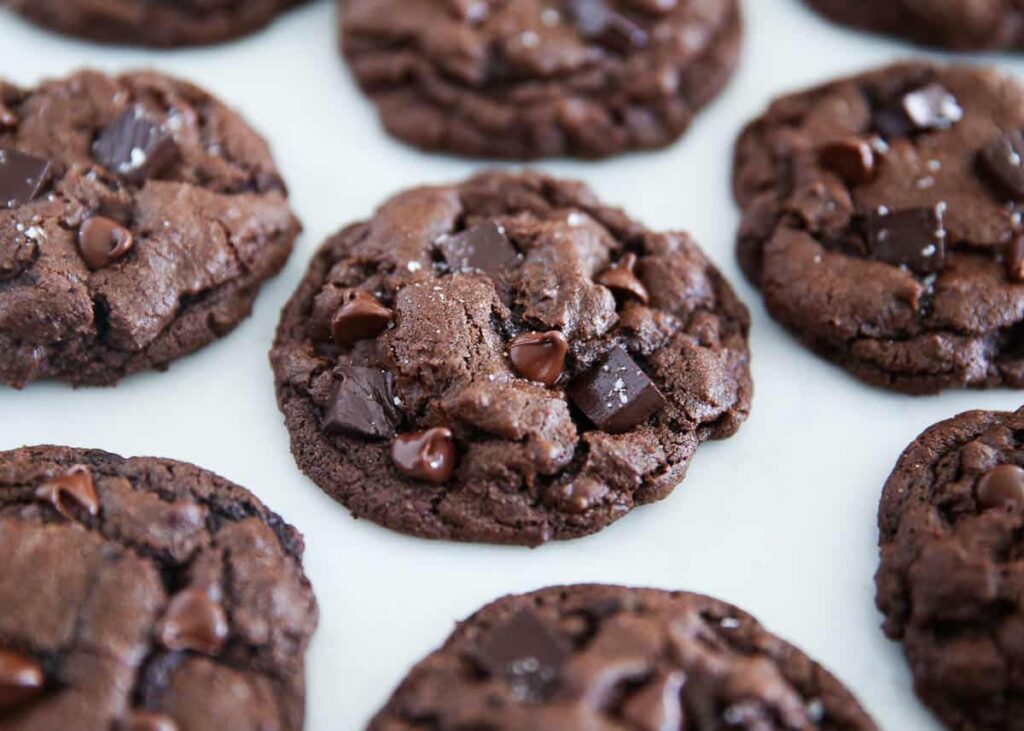 Triple Chocolate Chunk Cookies