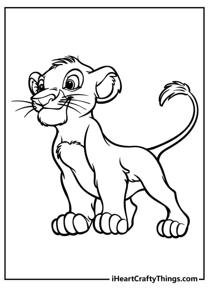 Lion King Coloring Pages templates