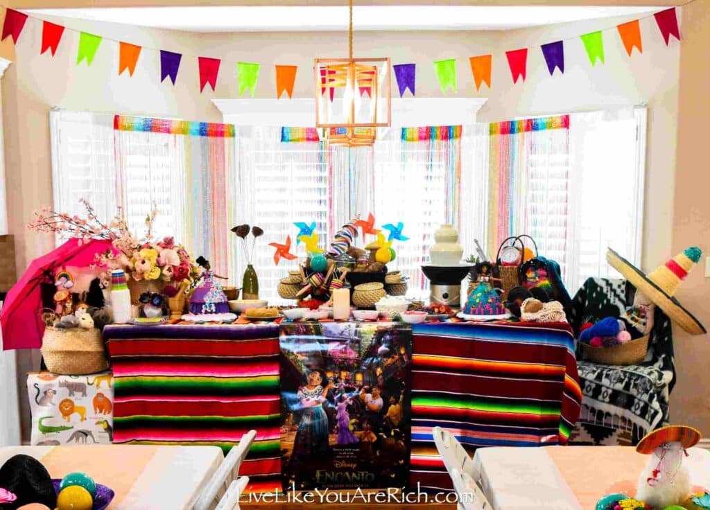 Colorful Papel Picado garland